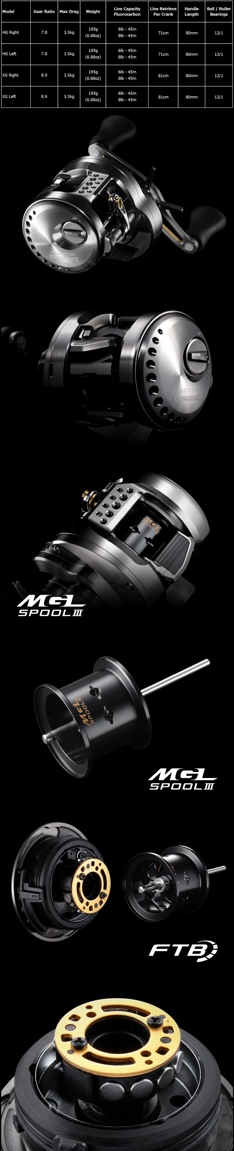 Shimano 23 Calcutta Conquest BFS