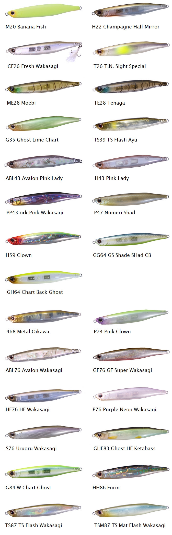 OSP Bent Minnow 86F