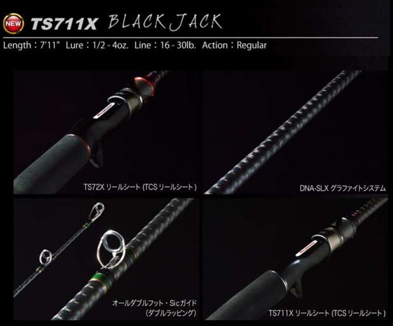 Megabass Destroyer T.S. TS711X Black Jack