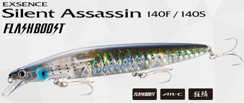 Shimano XM-114T Exsence Silent Assassin Flash Boost 140F FB Floating Lure 001