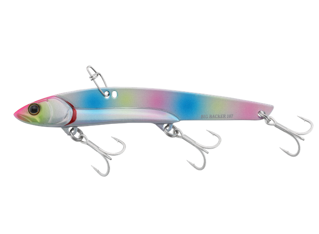 Jackall Bros Bigbacker Metal Vibration 107 - Cotton Candy / Laser Holo