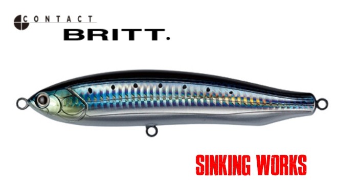 Tackle House Contact Britt Cbp145sw Tackle house shibuki diving pencil 187mm 77g. tackle house contact britt cbp145sw