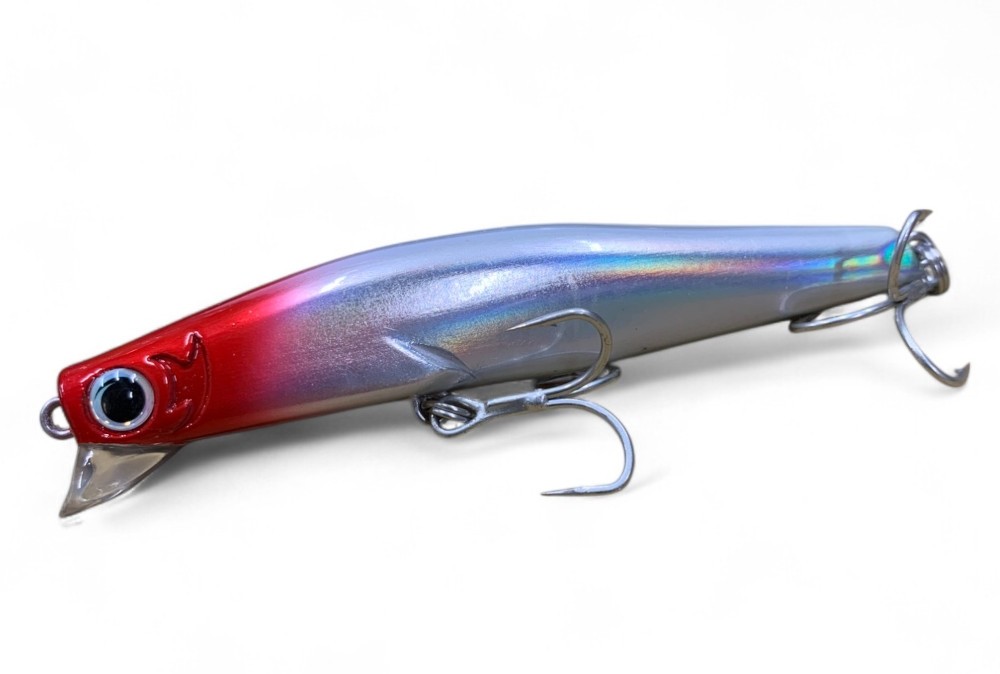 Ja-Do Gottsuan Minnow 89F - Red Head Holo