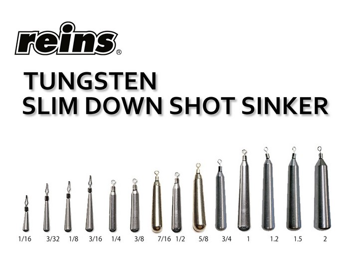 Reins TG Slim Down Shot Sinker