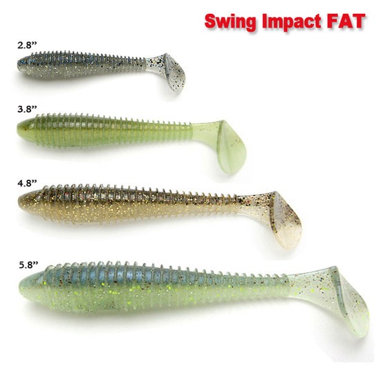 Keitech Swing Impact Fat 3.8