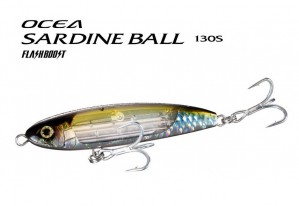 Shimano Ocea Sardine Ball 130S Flash Boost