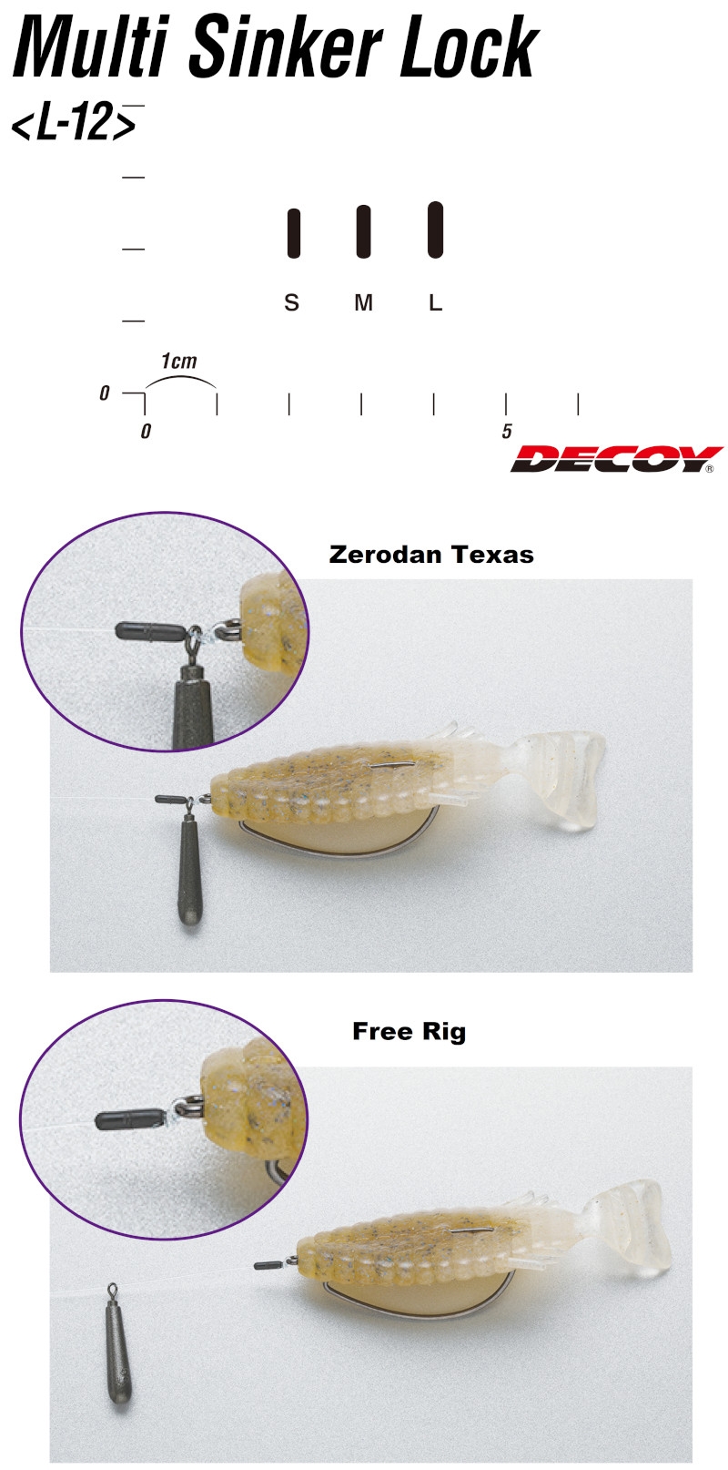 Decoy Multi Sinker Lock L-12