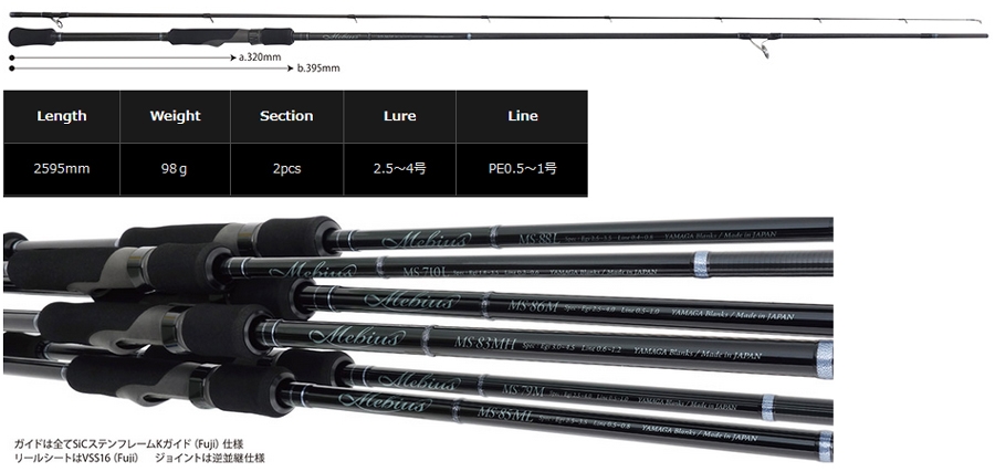 Yamaga Blanks Mebius 86M
