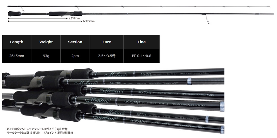 Yamaga Blanks Mebius 88L