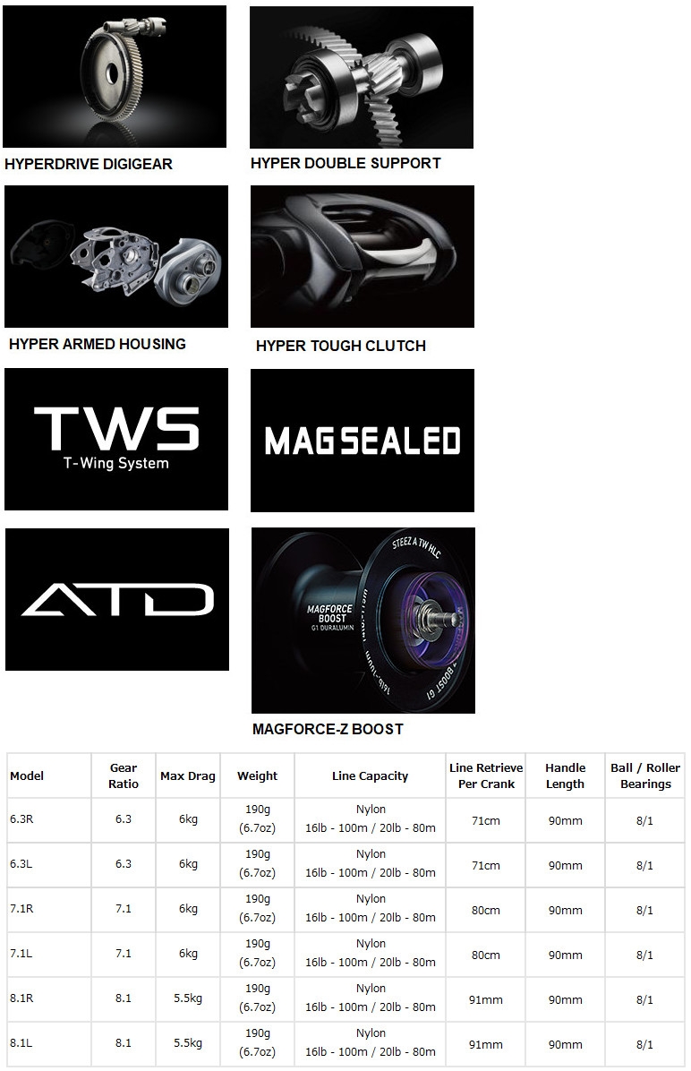 Daiwa Steez A TW