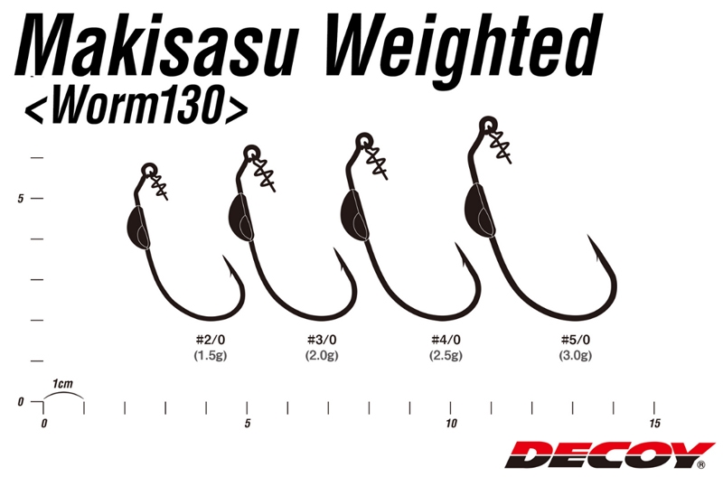 Decoy Makisasu Weighted Worm 130