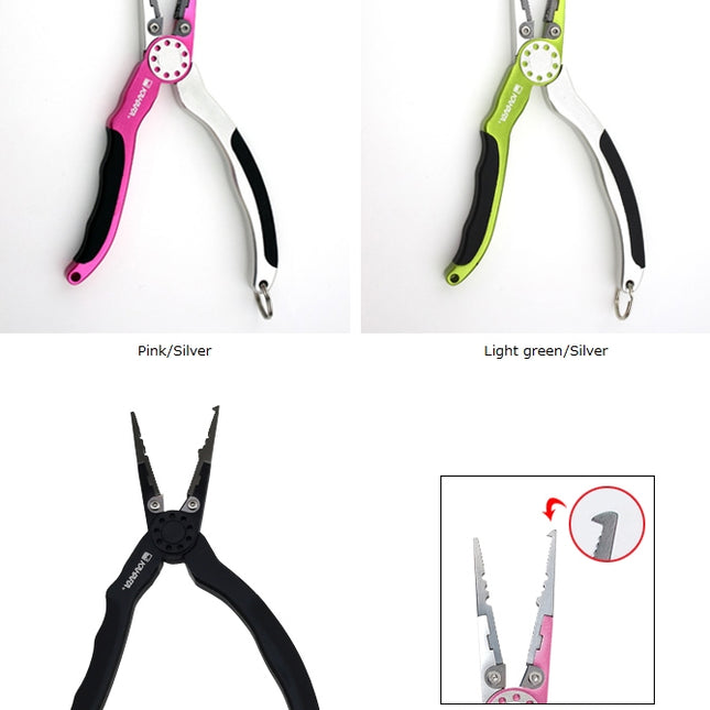 Kahara Japan 6.5inch Alminum Plires Rubber-handle Slim Type