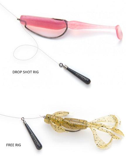 Keitech Tungsten Drop Shot Slim Weights