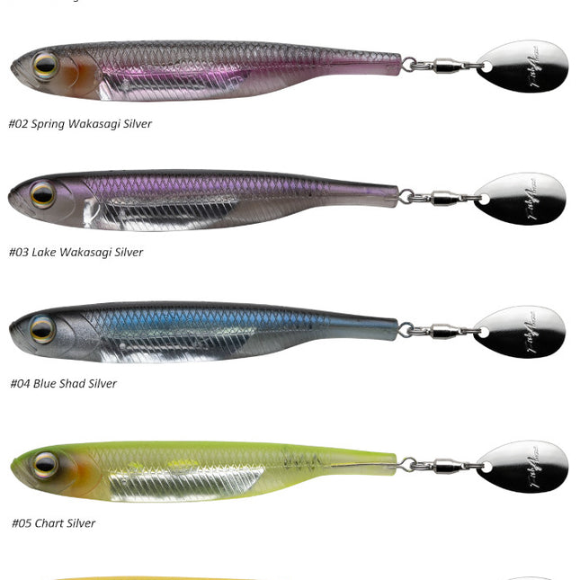 Fish Arrow Flash-J Spin Elastomer 4"