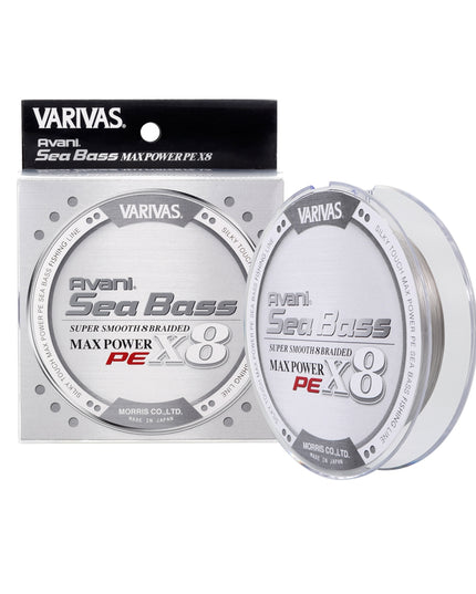 Varivas Avani Seabass PE Max Power X8 Stealth Gray 150m