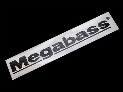 Megabass Cutting Sticker Carbon Pattern